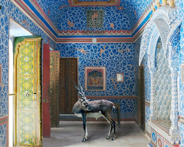 The Sound of Rain, The Cloud Room, Junargarh Fort, Bikaner - Photograph by Karen Knorr