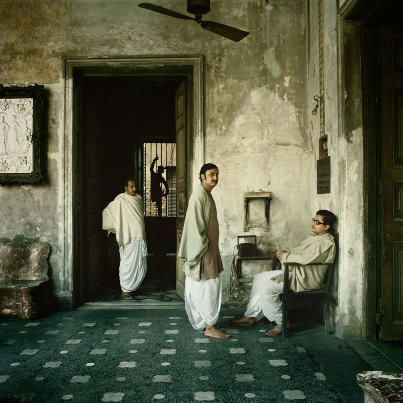 Derry Moore Color Photograph - Owners of Marble Palace, Calcutta