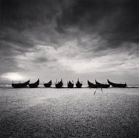 Nine Boats, Andakarnnazi Beach, Kerala, India