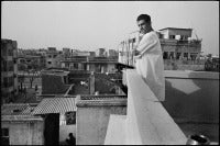 Vintage Indian film maker Satyajit Ray. Calcutta, India