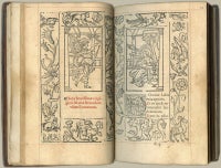 Antique Printed Book of Hours (use of Rome)