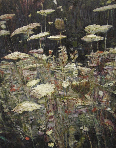 Clare Grill Landscape Painting - Queen Anne's Lace