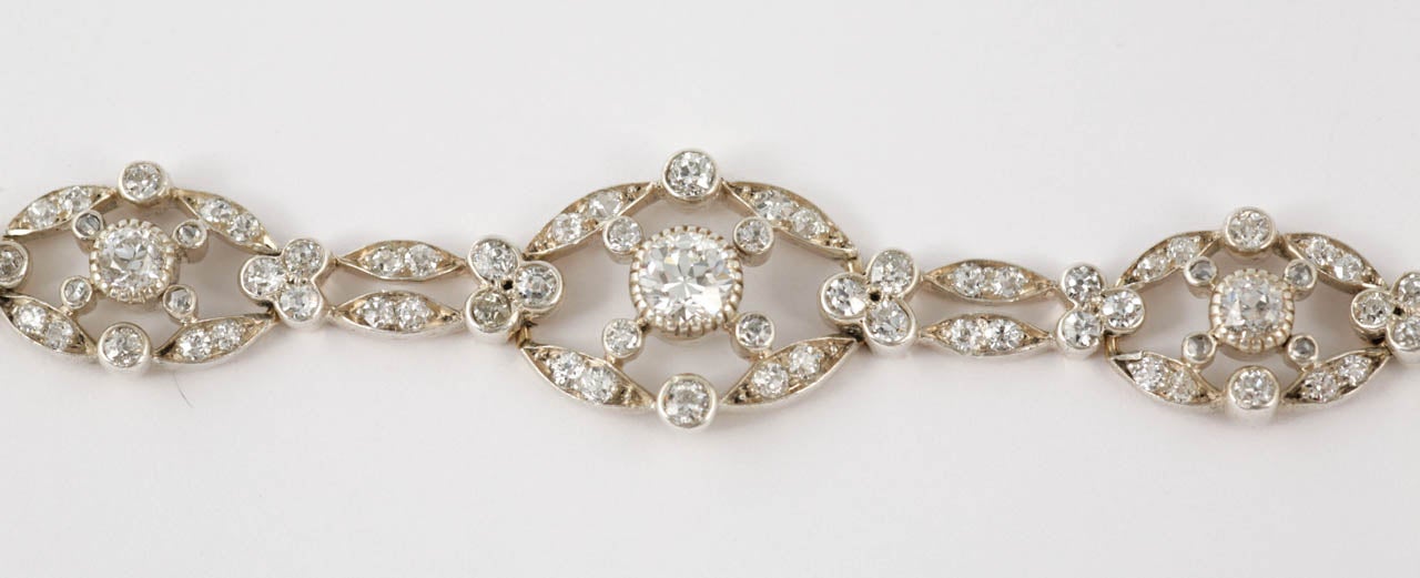 Women's Diamond Bracelet For Sale