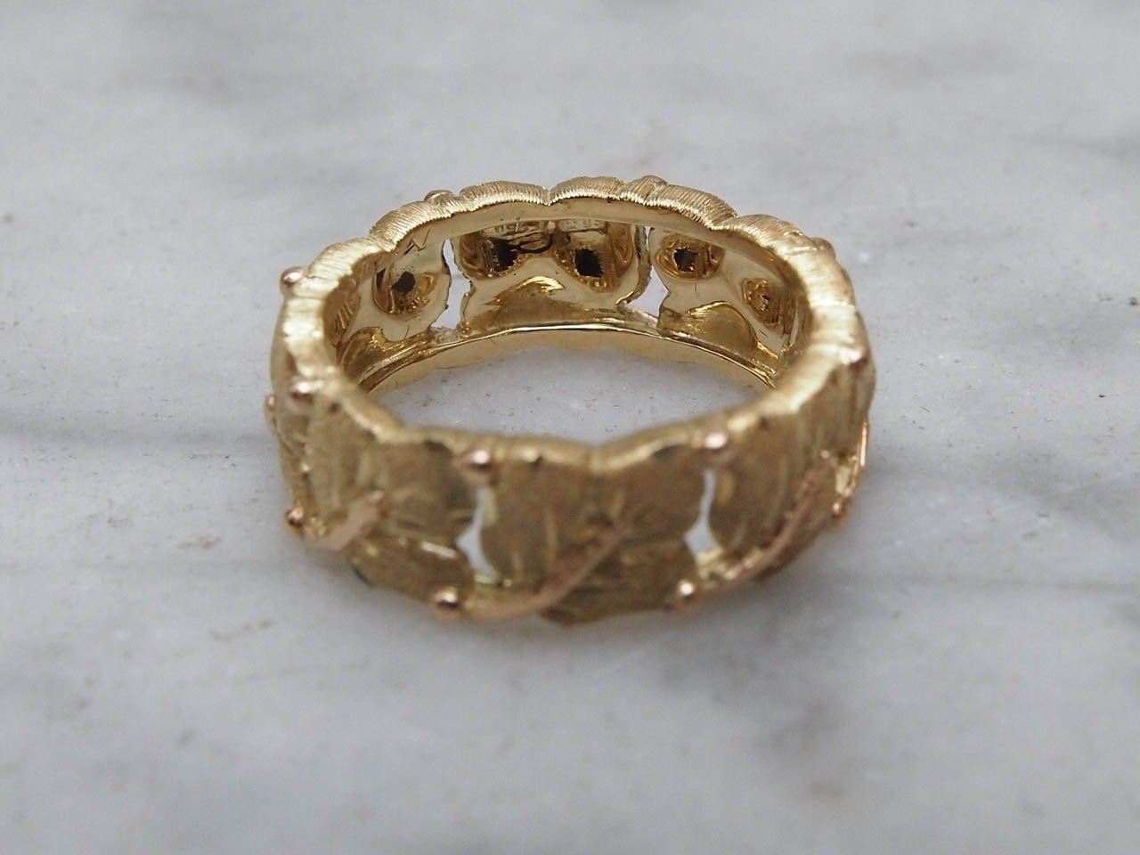 Mario Buccellati Gold Leaf Ring In Excellent Condition In New Orleans, LA