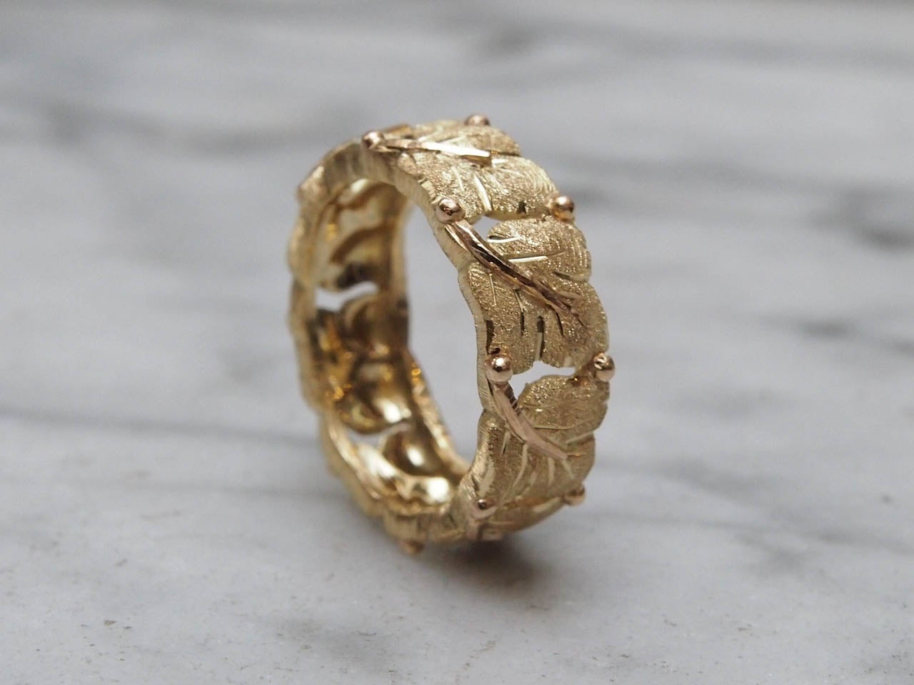 Women's Mario Buccellati Gold Leaf Ring