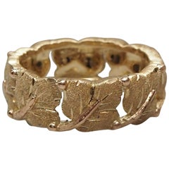 Mario Buccellati Gold Leaf Ring