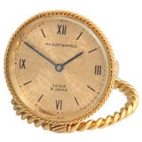 Vintage Van Cleef & Arpels Pocket Watch and Table Clock