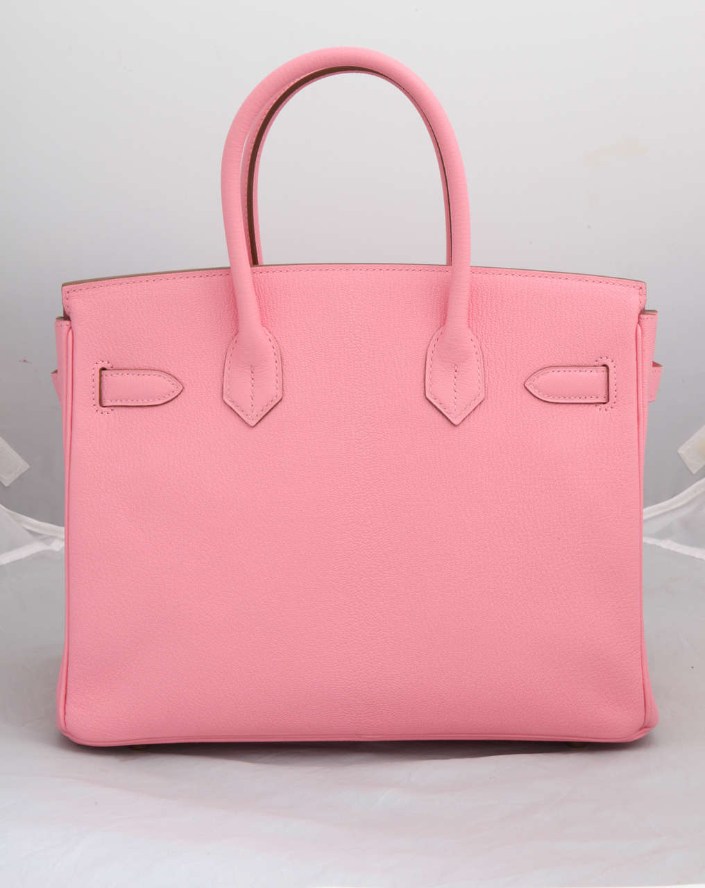 Hermes Rose Confetti Pink "Special Order" Chevre Birkin with Horseshoe ...