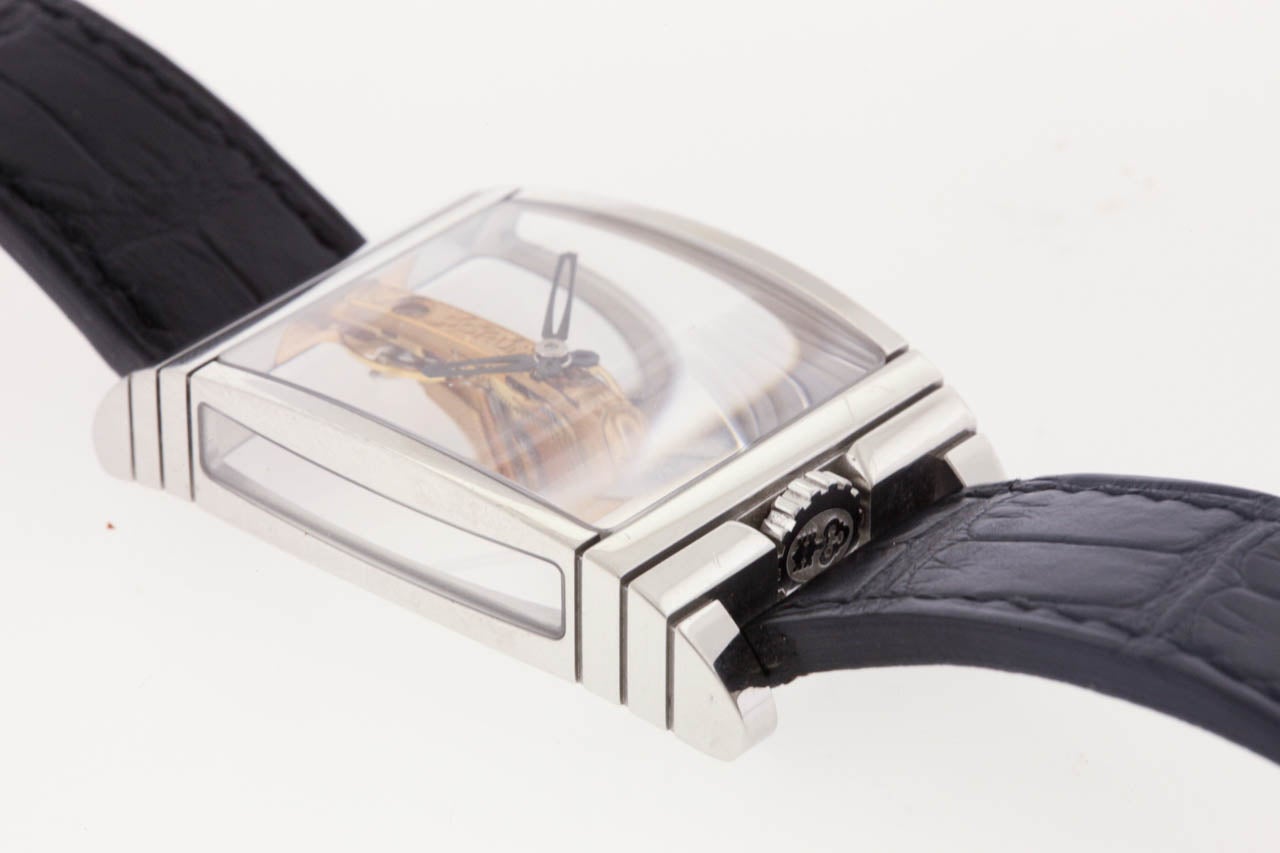 Corum Platinum Golden Bridge Wristwatch