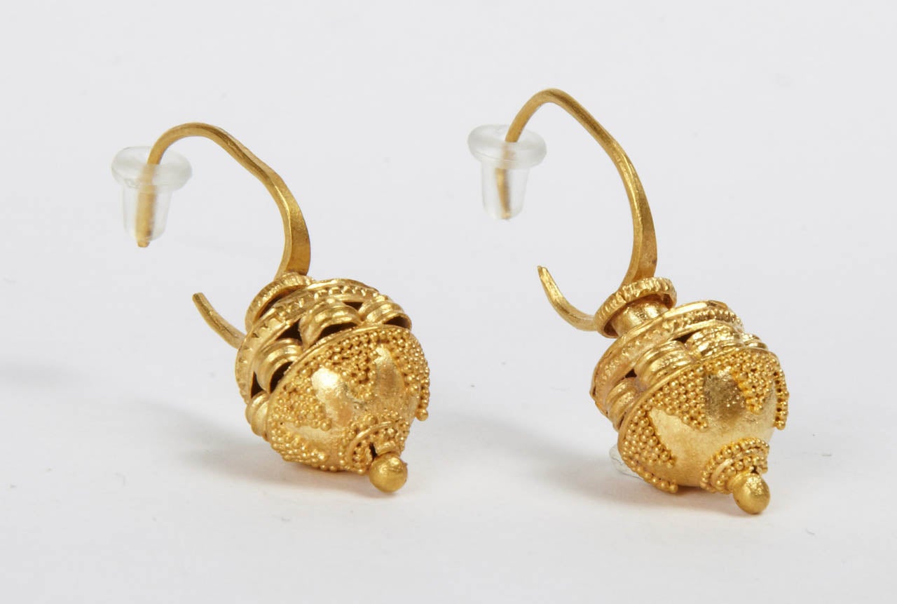 Victorian Antique Gold Earrings