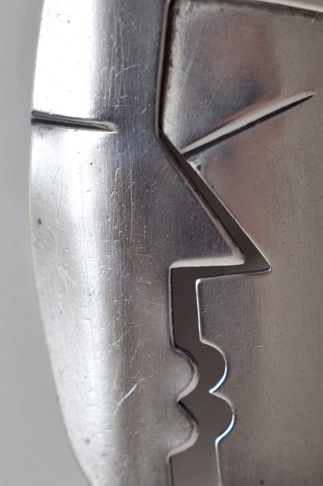 1940s Modernist Sterling Silver 