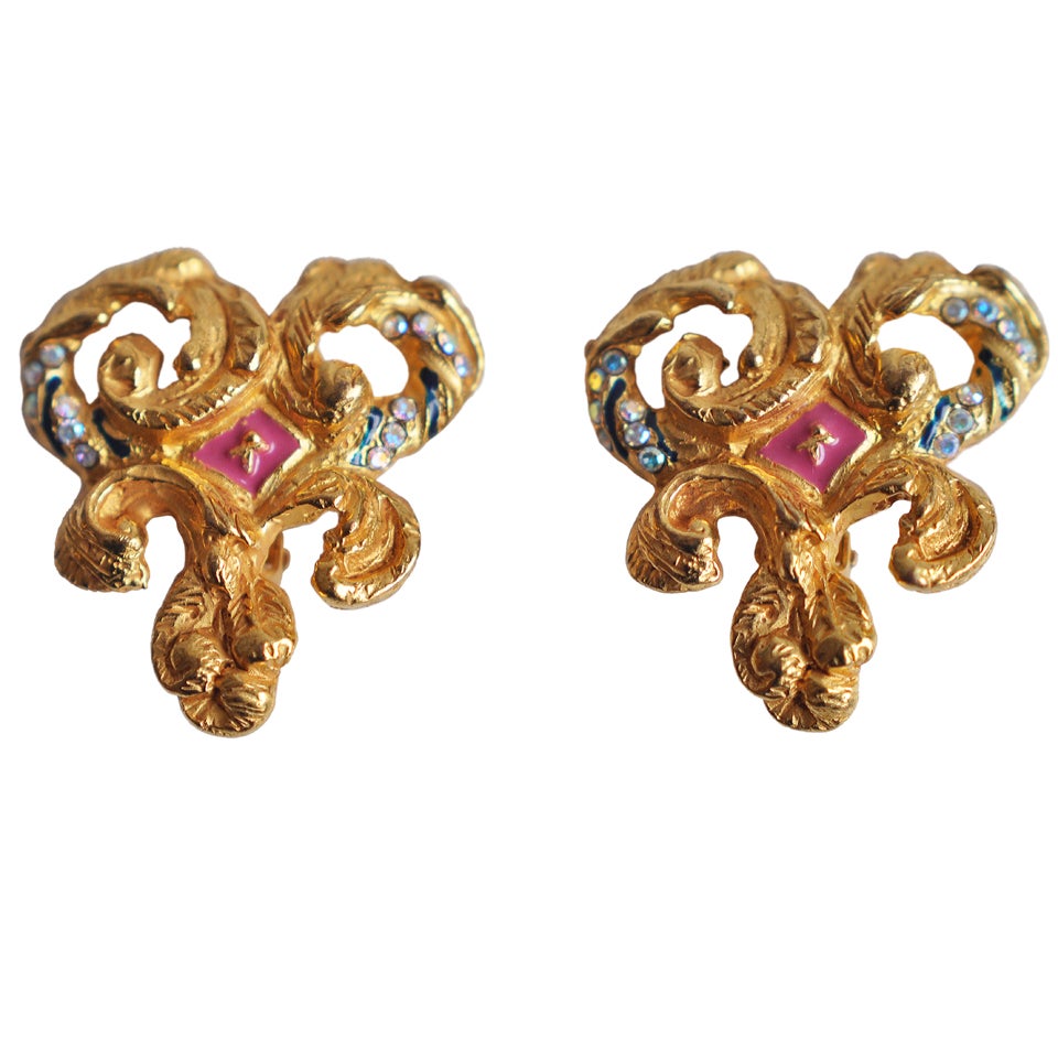 Earrings by CHRISTIAN LACROIX For Sale