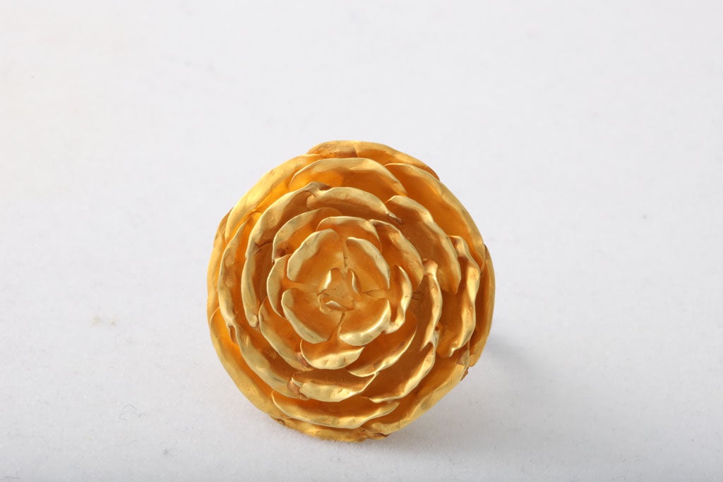 Women's Peony Flower Ring For Sale