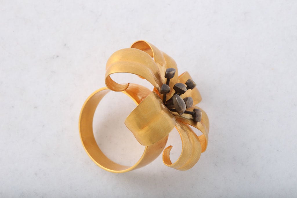 Lily Flower Ring For Sale at 1stDibs