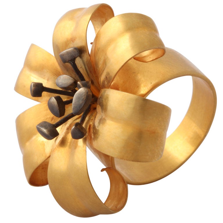 Lily Flower Ring For Sale at 1stDibs