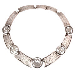 Antique Silver Scottish Necklace