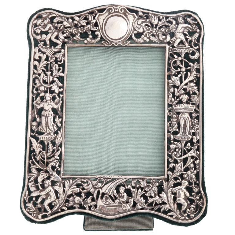Sterling Silver Picture Frame at 1stdibs