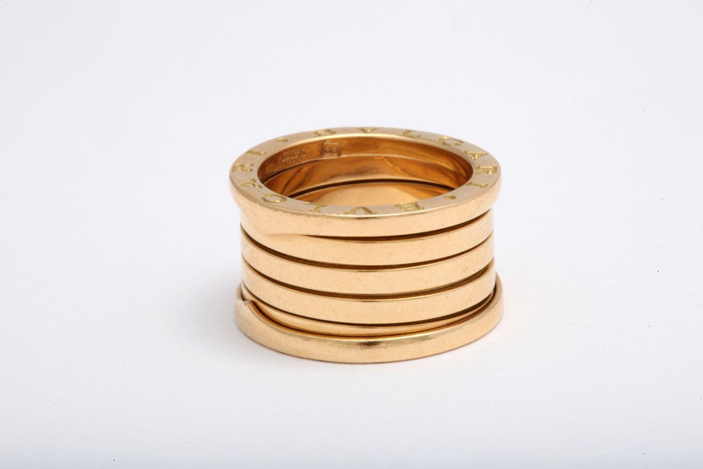 BULGARI, B. Zero 1 Gold Ring For Sale 1
