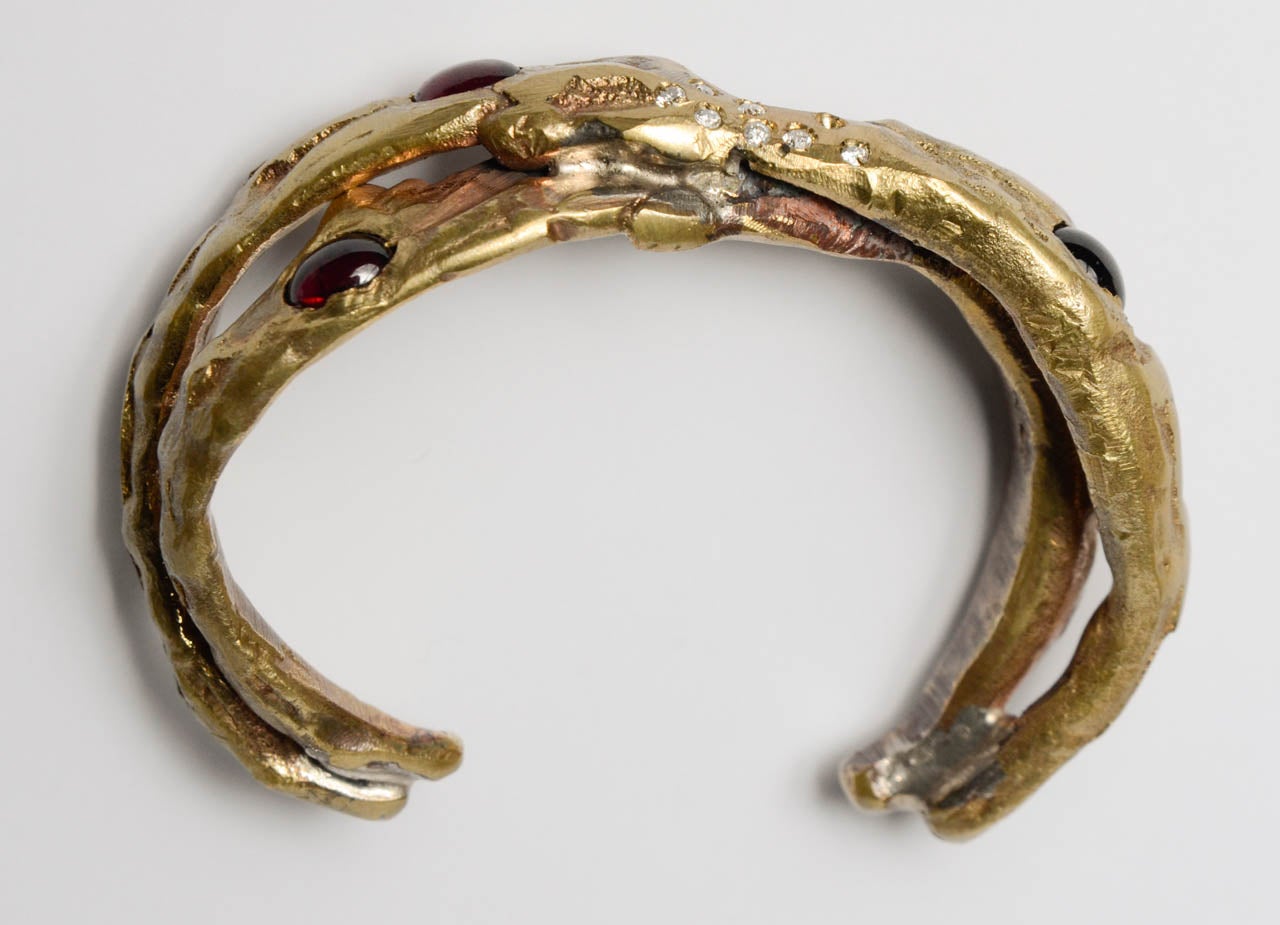 Luigi Scialanga Golden Bracelet For Sale 5