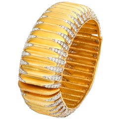 Vermeil Diamond Bangle 9.25cts