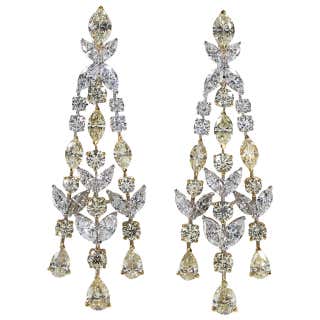 Diamond, Pearl and Antique Dangle Earrings - 7,912 For Sale at 1stdibs ...