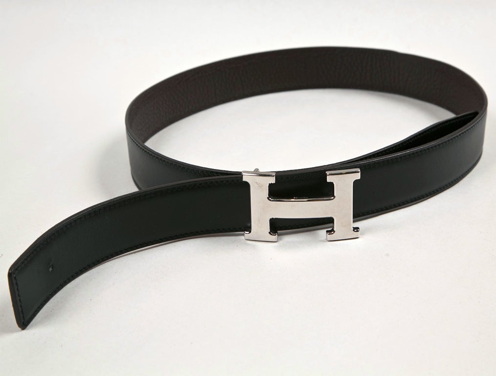 Never used mint in box hermes constance belt & buckle