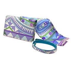 Pucci clutch or shoulder bag with matching scarf 10