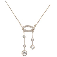 French Platinum and Diamond Neglige