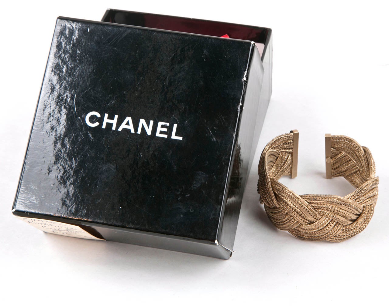 chanel ruthenium cuff In Good Condition In St.amford, CT
