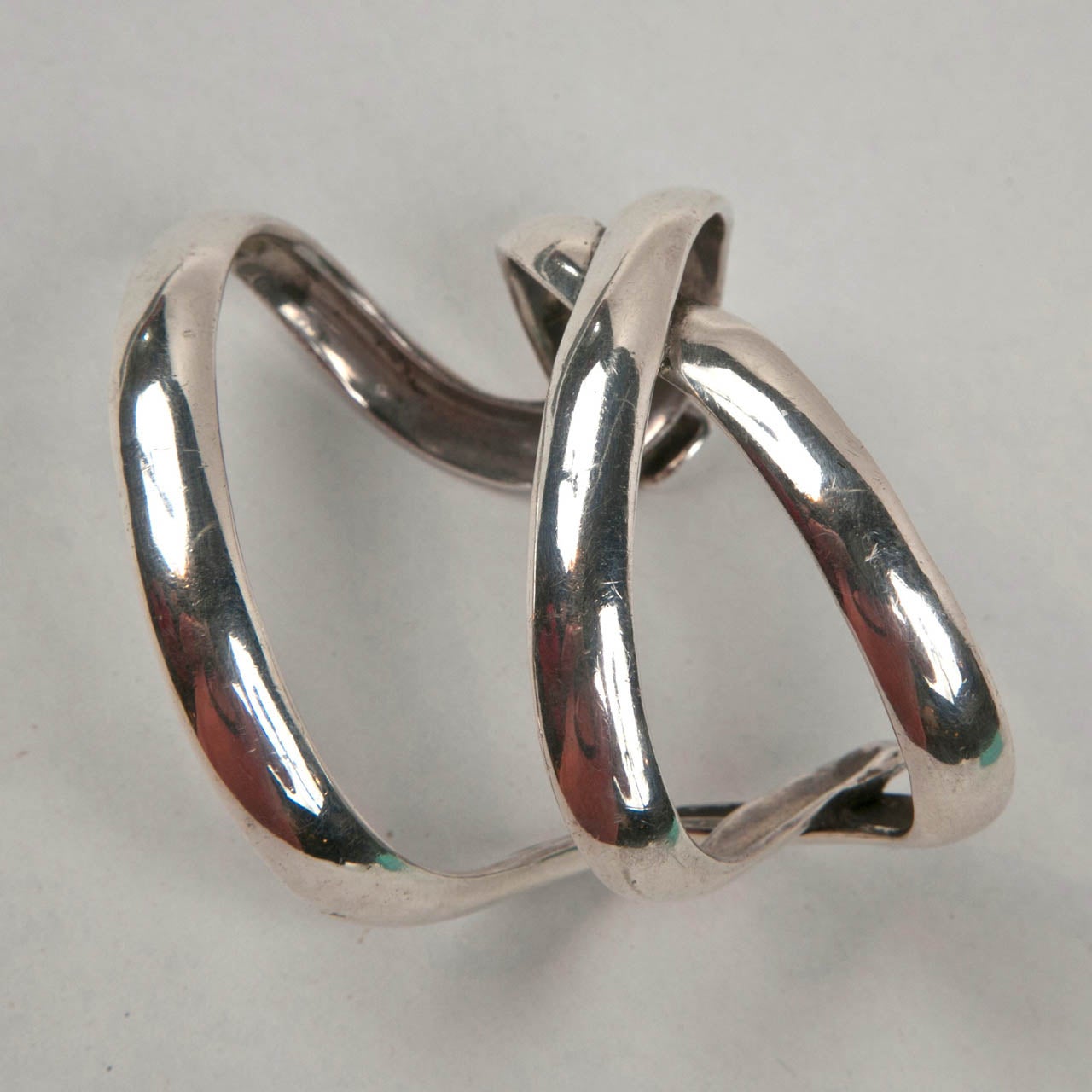 Vintage Tiffany Sterling Silver Cuff Bracelet, a retired and rare design.  Presented by Carol Marks