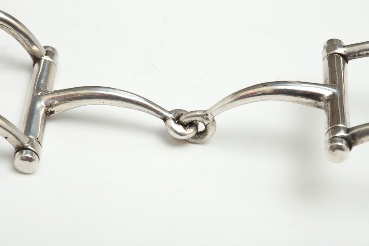 Women's Celine Paris Sterling Silver Stirrup Bracelet