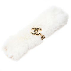 Chanel Fur Cuff Bracelet