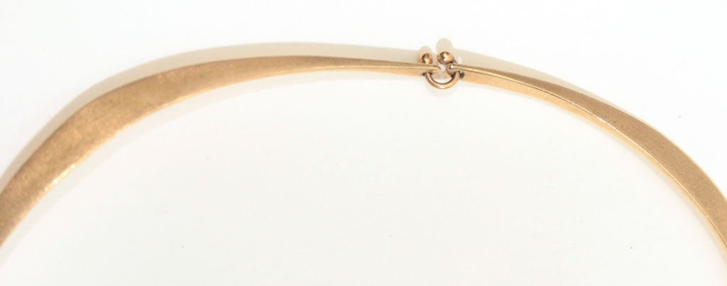ED WIENER Gold and Pearl Necklace (1950's) at 1stDibs