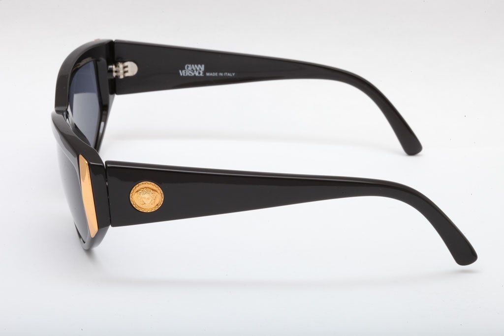 Gray Gianni Versace Sunglasses Mod 389