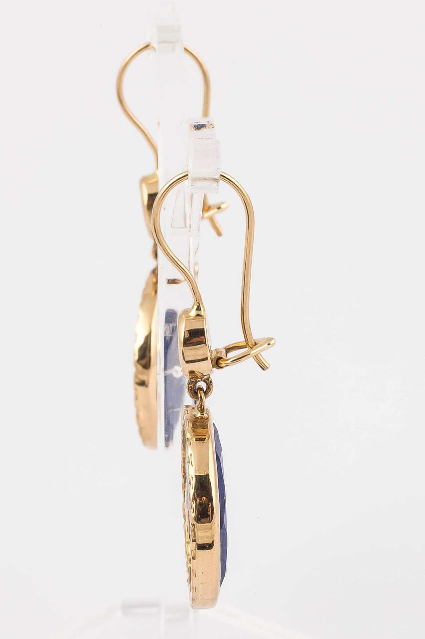 polki drop earrings
