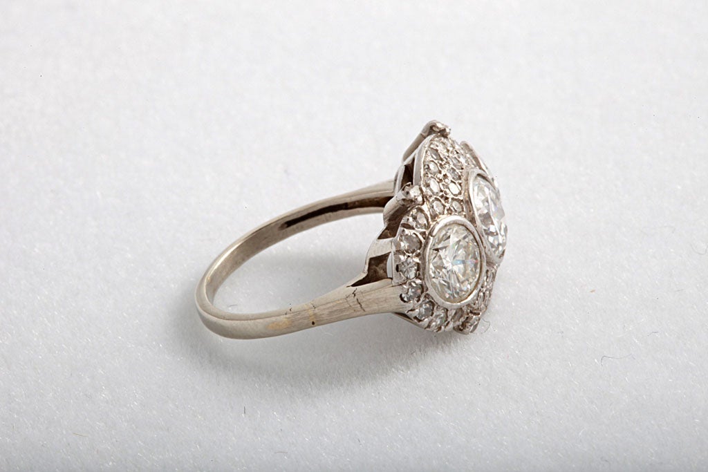 Edwardian Three Stone Diamond Ring 1