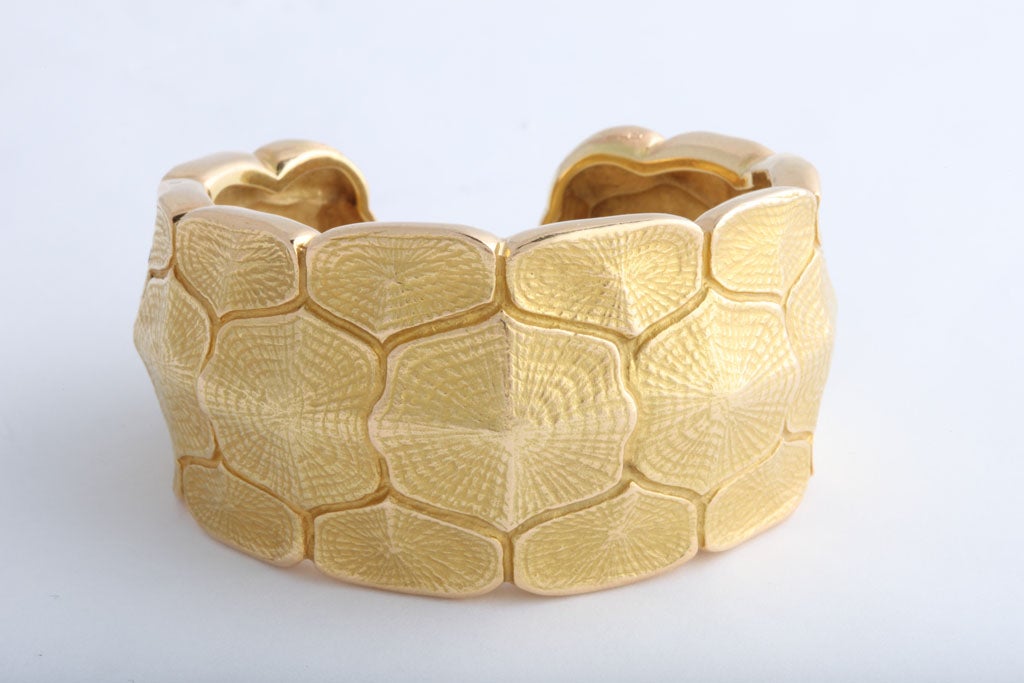 Fred Gold Turtle-Shell Cuff Bracelet