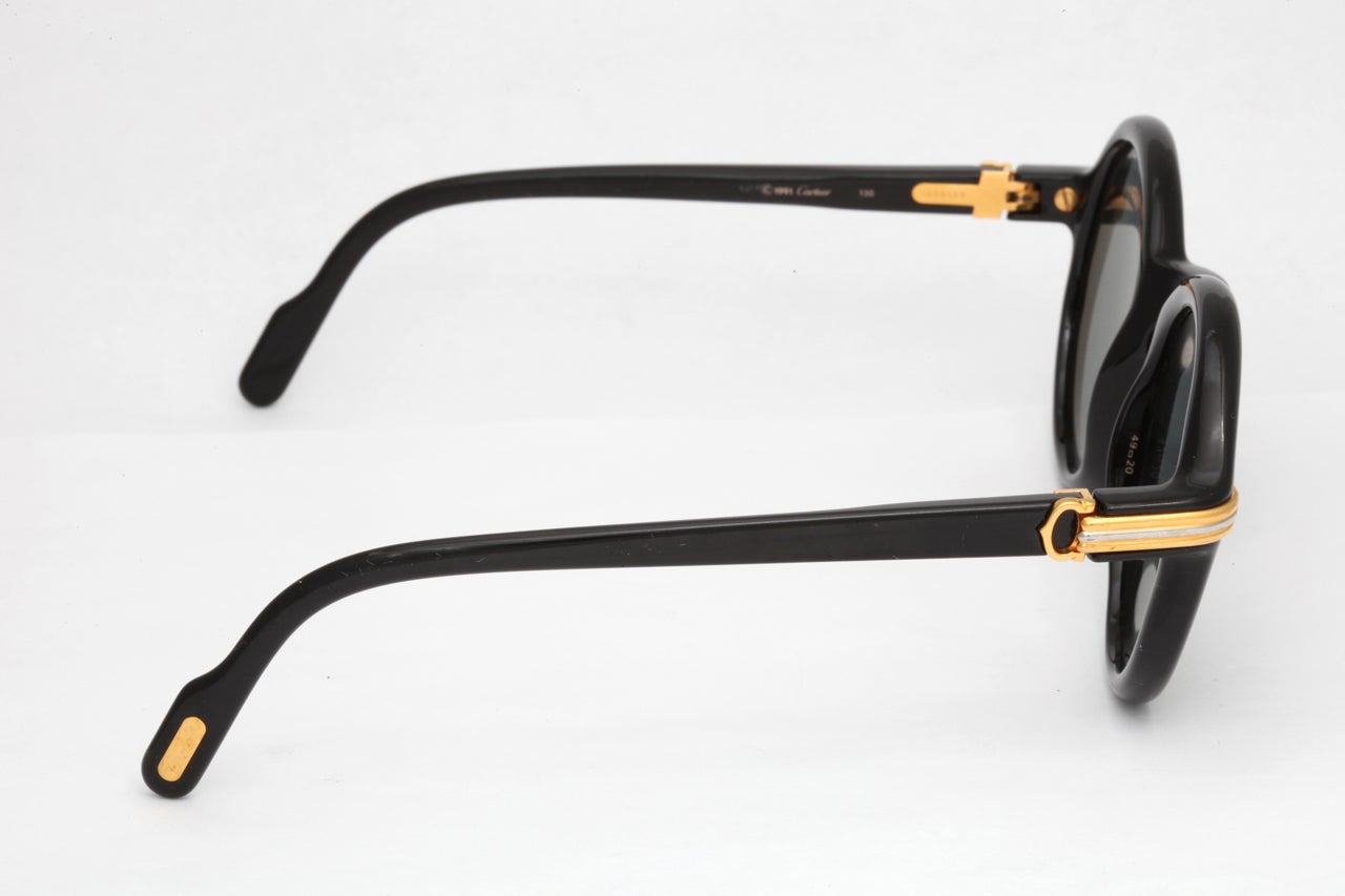 Black Cartier Cabriolet Sunglasses 3
