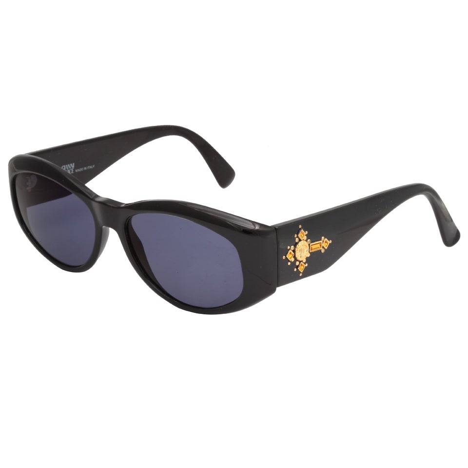 Vintage Gianni Versace Sunglasses Mod 4v4/C Col 852  For Sale