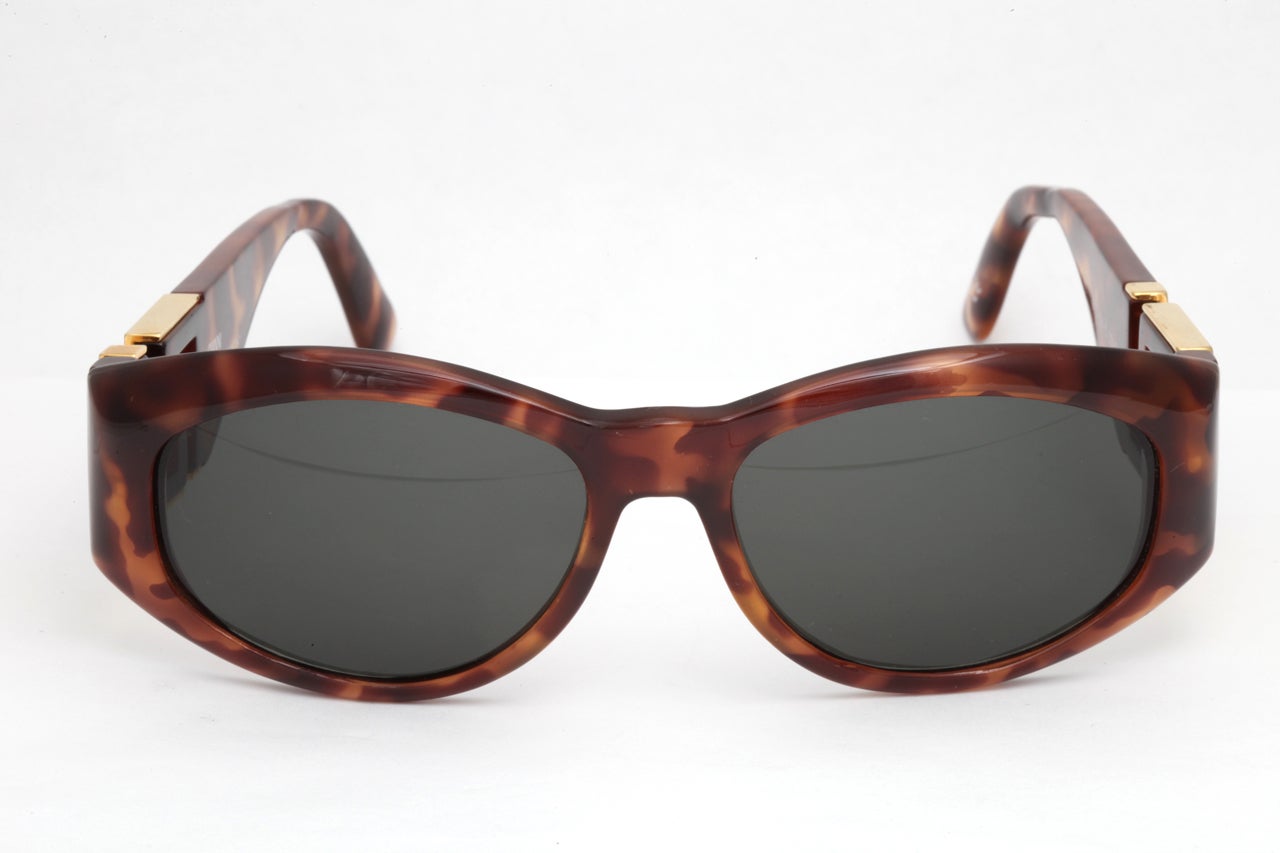 Vintage Gianni Versace Rhinestone Sunglasses Mod T24/C COL 869 RH