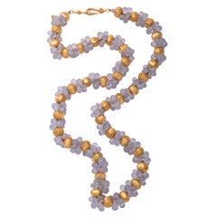 Chalcedony Bubble Necklace