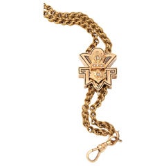 Victorian Gold Slide Chain Necklace