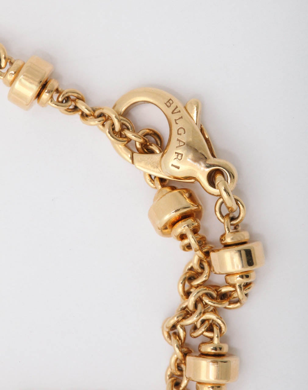 Bulgari B.ZERO1 Peridot Amethyst Diamond Gold Chain Necklace 3