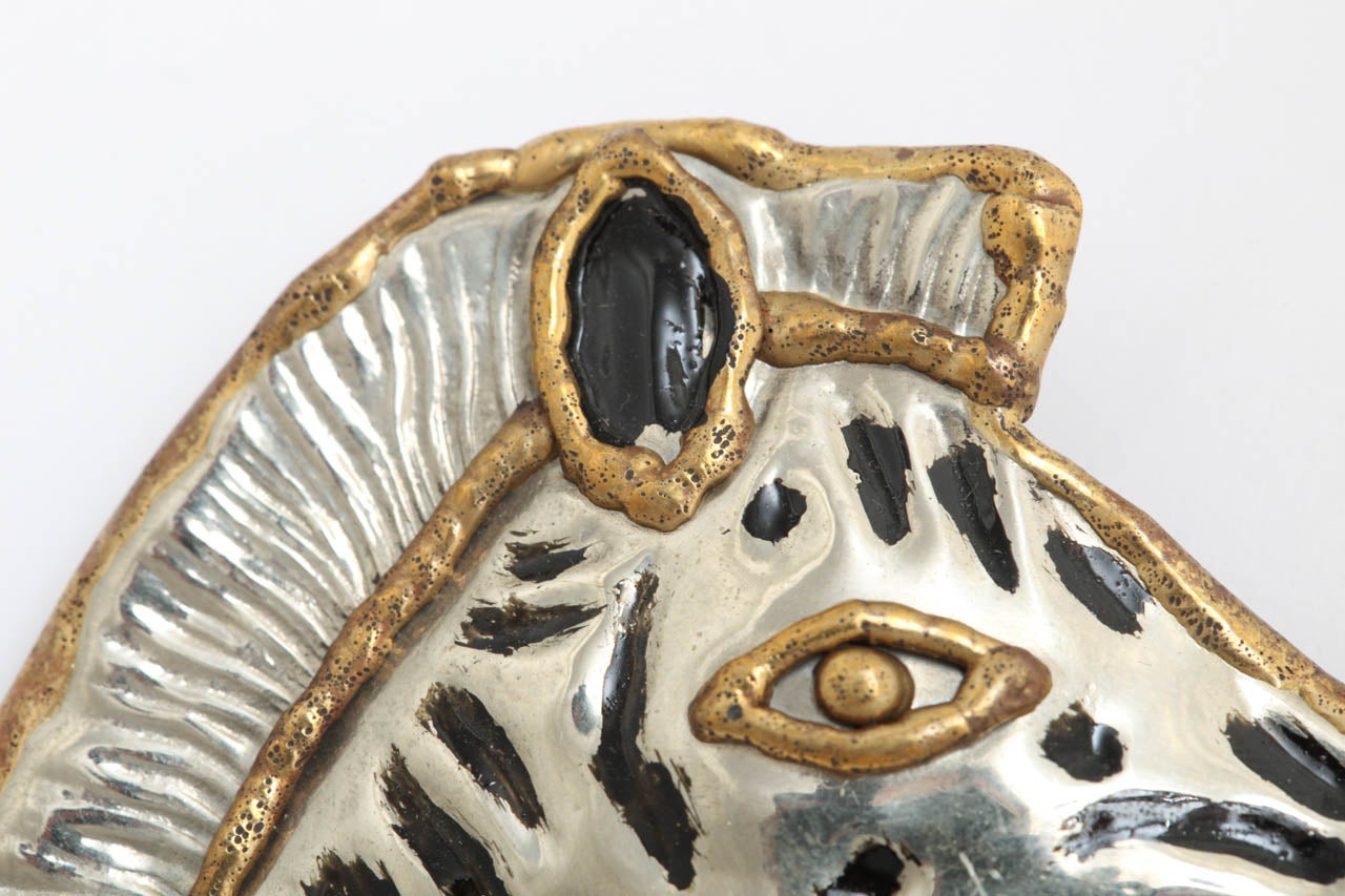Women's Zebra Head Brooch, Costume Jewelry For Sale