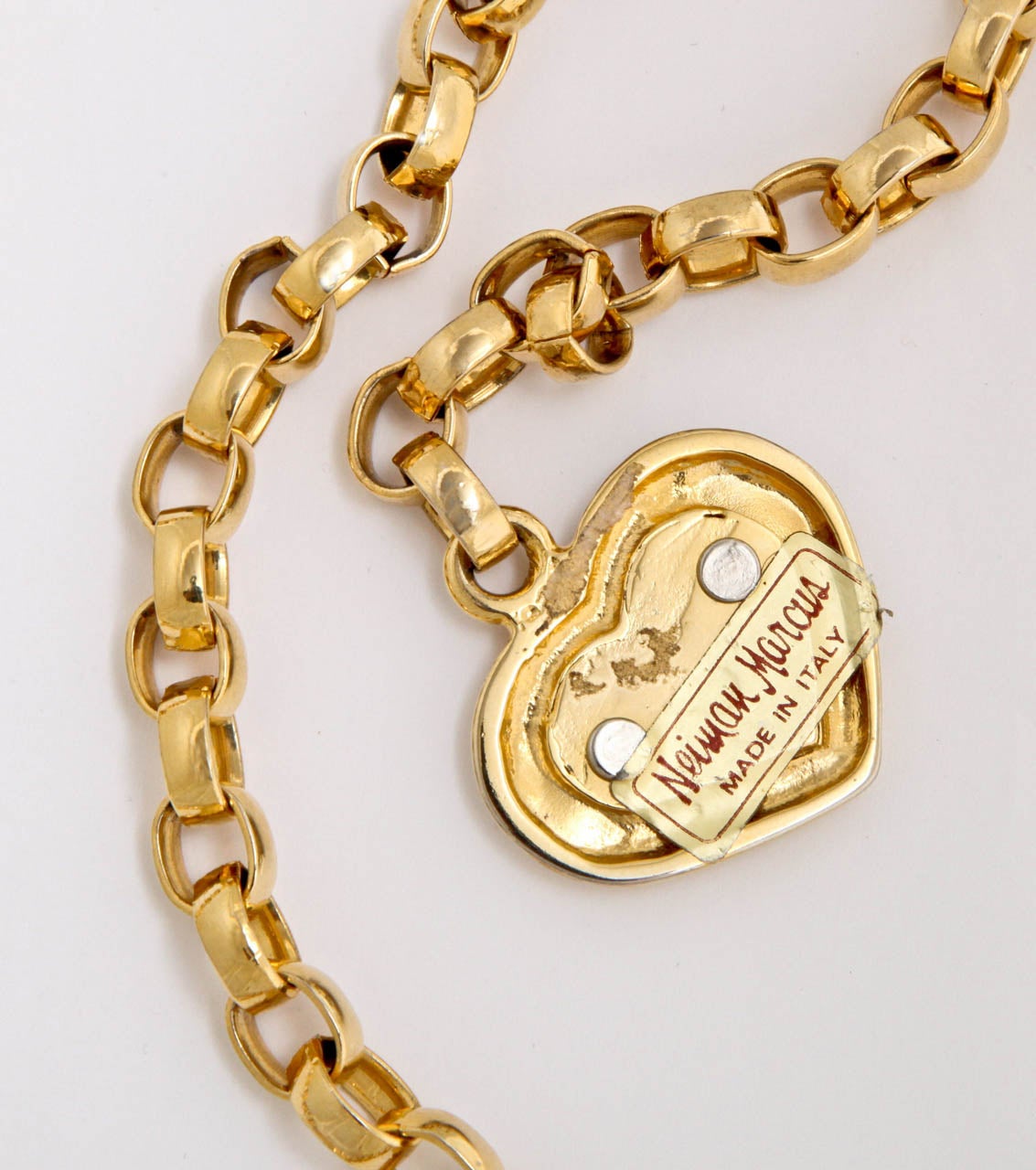 Ceinture italienne en forme de cœur en or, bijouterie de fantaisie Pour femmes en vente