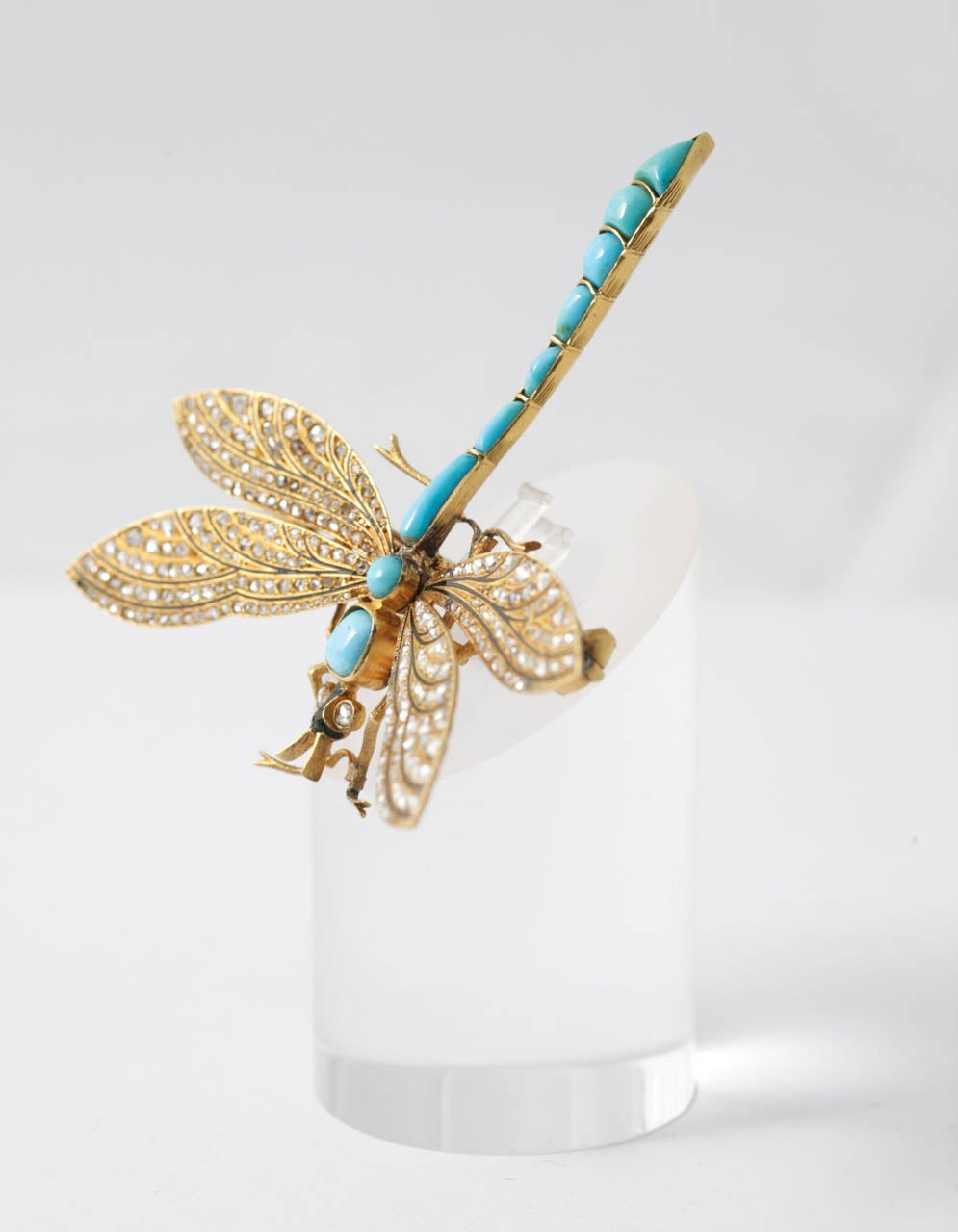 Dragonfly Pin In Excellent Condition For Sale In London, GB