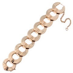 Fabulous Geometric Gold Flexible Bracelet
