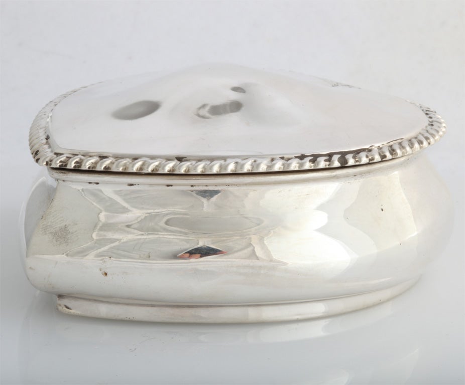 Sterling Silver Heart-Shaped Trinkets/Jewelry  Box 2