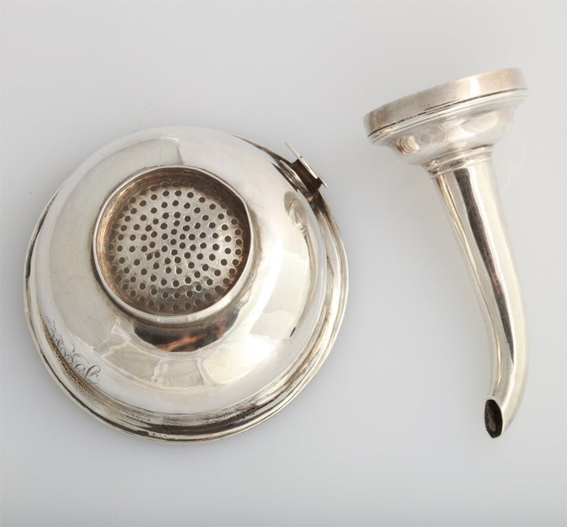 Georgian Sterling Silver Wine Funnel 2