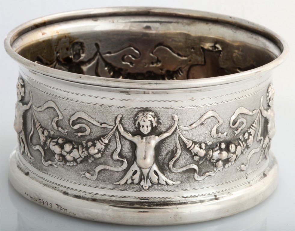 Continental Silver Wine Bottle Coaster